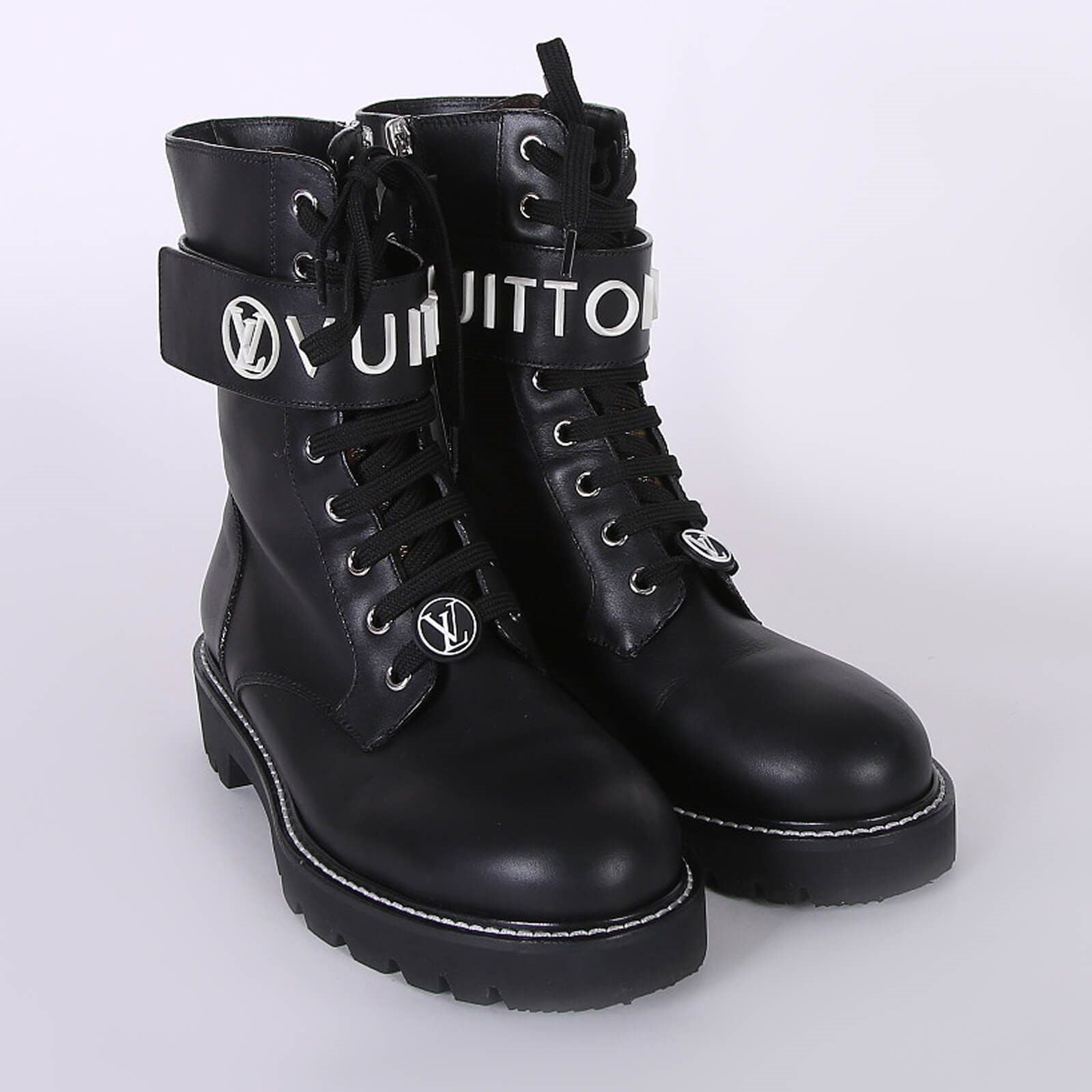 Louis Vuitton Territory Flat Ranger Boots "Black"