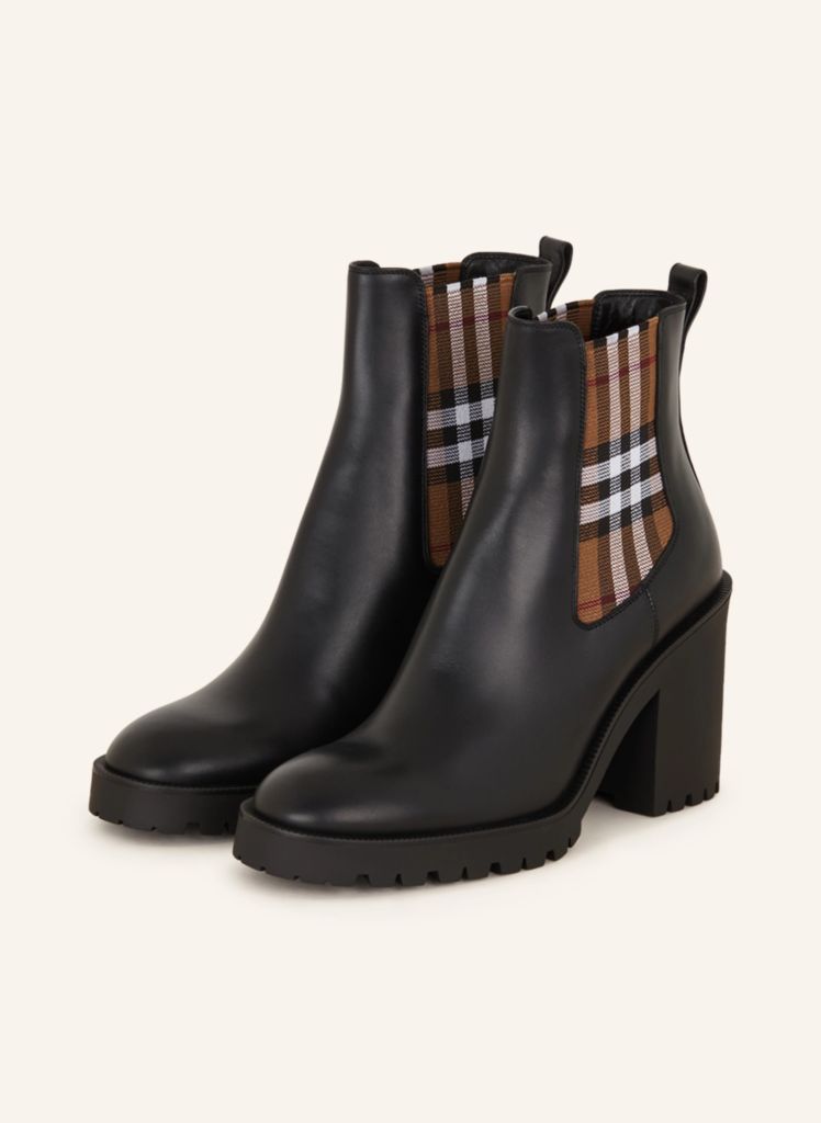 Burberry Leather Chelsea Boots "Black"