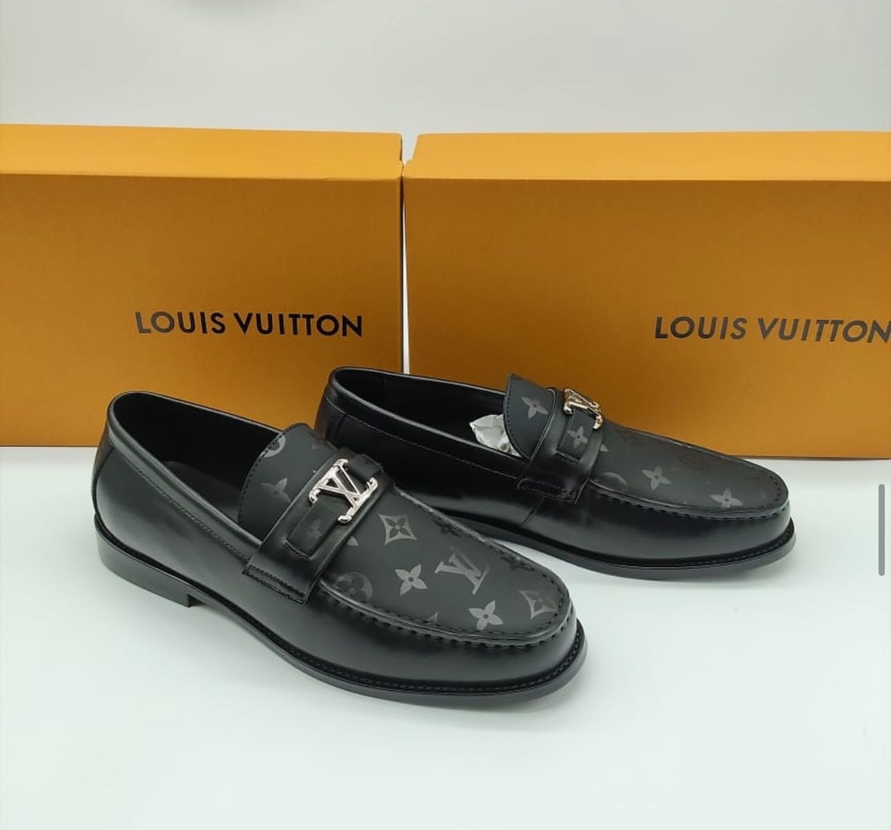 Louis Vuitton "Leather Upper Black"