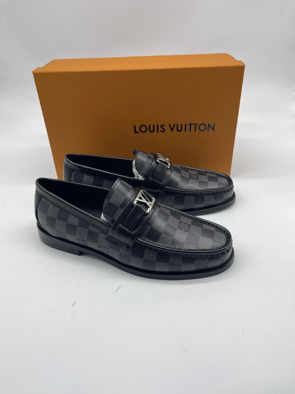 Louis Vuitton "Leather Upper Black"