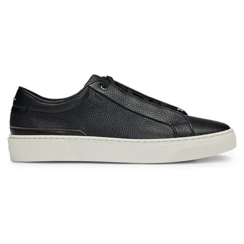 Boss Gary Grained - Leather Trainers "Black"