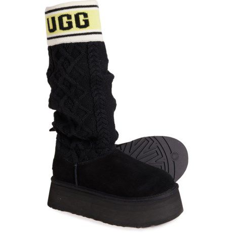 UGG Classic Sweater Letter "Black"