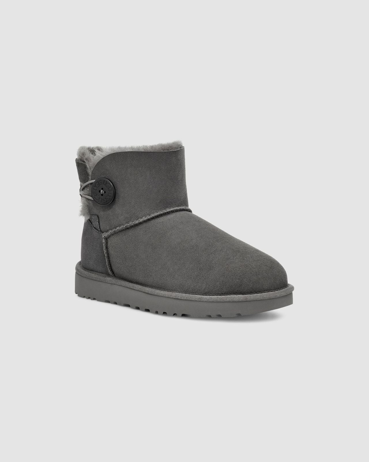 UGG Mini Bailey Button "Grey"