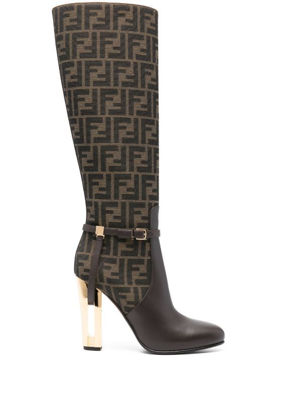 Fendi Delfina Monogram Knee