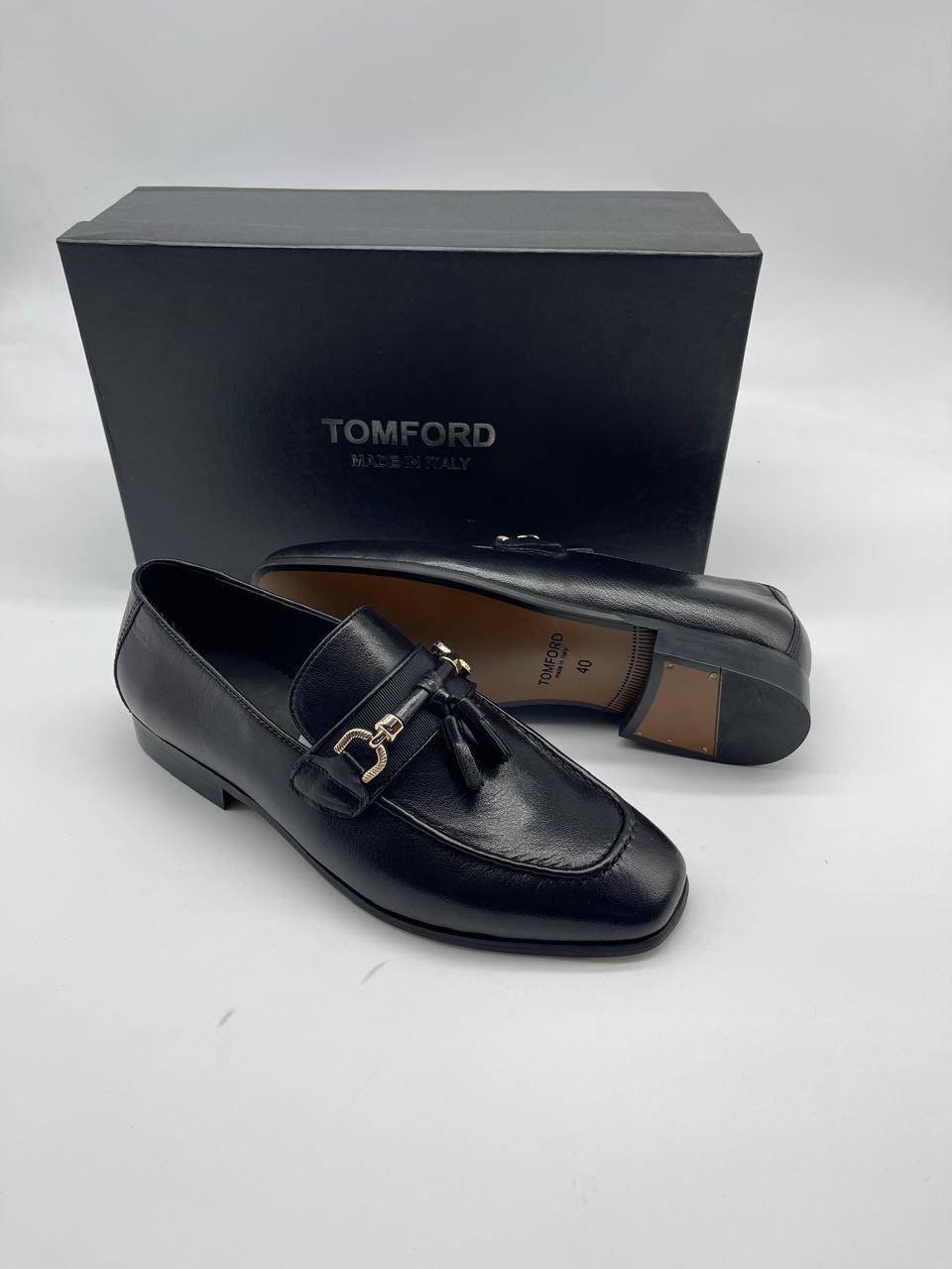 Tom Ford Loafers "Leather Black"