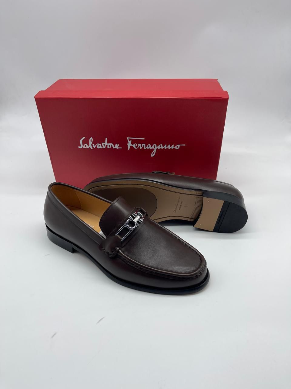 Salvatore Ferragamo Loafers "Leather Brown"