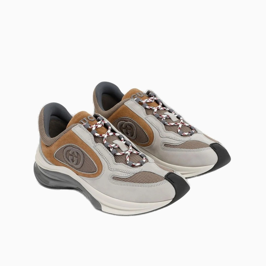 Gucci Run Trainer "Brown Grey"